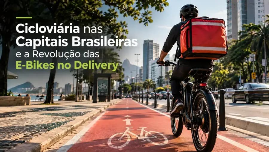 Infraestrutura Cicloviária nas Capitais Brasileiras e Aumento no Uso de E-Bikes para Delivery